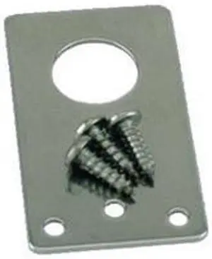 Laird Connectivity, Inc. 3/4" Straight Bracket, Chrome Stainless Steel