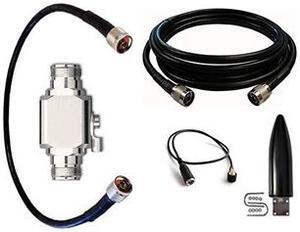 High Gain Omni-Directional Antenna Kit for AT&T Wireless Home Phone (WF720), 50 ft Cable