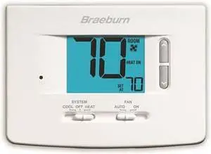 Braeburn 1220NC, Builder Value 2 Heat/1 Cool Non-Programmable Thermostat