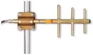 896-970 MHz Y8963 8 dBi Gold Anodized Yagi Antenna, N-Female