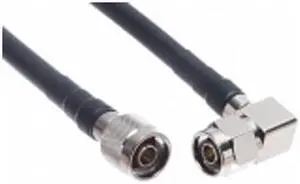 2 ft Right Angle N-Male to N-Male LMR 400-Series Equivalent Cable