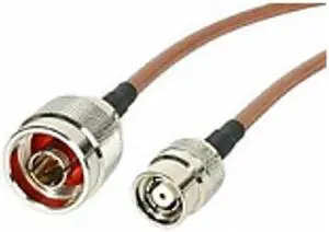 2 ft 195-Series Cable with RP-TNC-Male to N-Male Connectors