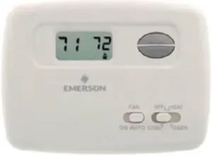 Emerson 70 Series 2 Heat 1 Cool Digital Non-Programmable Thermostat