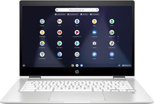 HP 2-in-1 14" Touch-Screen Chromebook - Intel Celeron - 4GB Memory - 32GB eMMC Flash Memory - Ceramic White