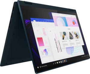 Lenovo IdeaPad Flex 5 2-in-1 Laptop 14" WUXGA IPS Glossy Touchscreen Intel 12-core i5-1335U 16GB DDR4 512GB SSD Backlit Fingerprint Thunderbolt4 Rapid Charge Win11 Blue