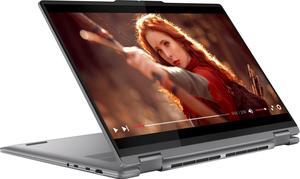 Lenovo Yoga 7 2-in-1 AI PC Laptop 16" FHD+ IPS Touch AMD Zen4 8-core Ryzen 7 8840HS 16GB DDR5 1TB SSD Backlit Fingerprint Long-Lasting Battery Rapid Charging Win11 Gray