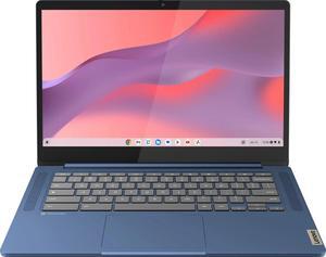 Lenovo IdeaPad Slim 3 Chromebook Laptop 14" FHD Touch (100% sRGB) MediaTek 8-core Kompanio 520 4GB RAM 64GB Storage Privacy Camera USB-C Long-Lasting Battery