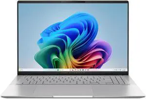 Asus Vivobook S16 AI PC Laptop 16" 3.2k OLED 120Hz (600nits 100% DCI-P3) AMD 10-core Ryzen AI 9 365 (Up to 50 TOPS) 32GB DDR5 1TB SSD RGB Backlit FHD IR Camera Win11