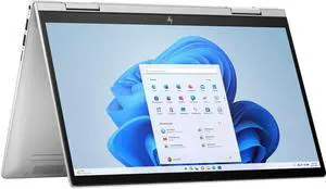 HP Envy x360 2-in-1 Copilot AI PC Laptop 14" FHD IPS Touchscreen Intel 10-core 5 120U 8GB DDR4 512GB SSD Backlit Fingerprint USB-C Wi-Fi6E 5MP Privacy Camera Poly Studio Win11