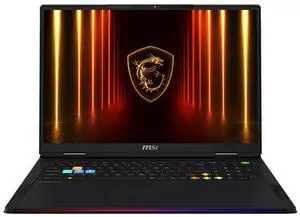 MSI Raider 18 HX Gaming Copilot AI PC Laptop 18" QHD+ IPS 240Hz (100% DCI-P3) Intel 24-core Ultra 9 Series 2 285HX 32GB DDR5 1TB SSD GeForce RTX 5080 GDDR7 DLSS4 Win11
