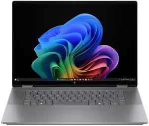 HP OmniBook X Flip 2-in-1 Copilot+ AI PC Laptop 16" WUXGA IPS Touch (400nits) AMD 6-core Ryzen AI 5 340 (Up to 50 TOPS) 16GB DDR5 512GB SSD Backlit Wi-Fi 6E 5MP IR Privacy Camera Win11
