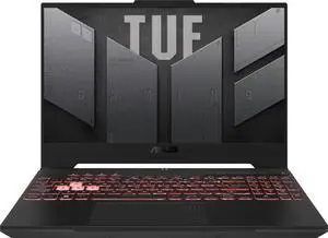 Asus TUF Gaming A15 Laptop 15.6" FHD 144Hz (100% sRGB) AMD 6-core Ryzen 5 7535HS 32GB DDR5 1TB SSD GeForce RTX 4060 (Up to233 AI TOPs) RGB Backlit USB4 Win11