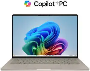 Asus Zenbook A14 Business Laptop 14" WUXGA OLED (100% DCI-P3, 600nits HDR) Qualcomm 8-core Snapdragon X Plus (Up to 45 TOPS) 16GB DDR5 512GB Win11 Copilot+ AI