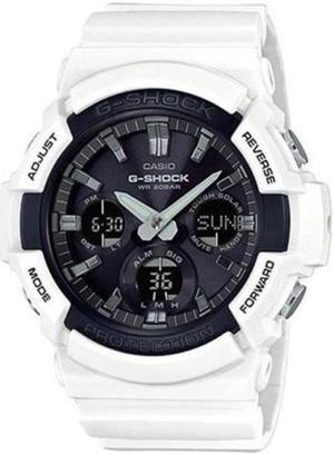Casio GAS100B-7A G-Shock Big Case Tough Solar Mens Watch, White