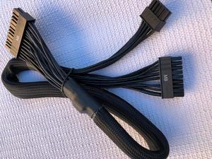 EVGA SUPERNOVA 650 750 1000 G2 G3 18 PIN +10 PIN to 24 PIN MOTHER BOARD CABLE