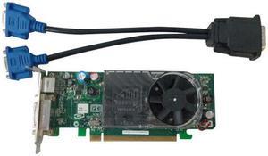 Dell Optiplex 745 755 SFF Video Card XX355 w/ Cable for DMS-59 To Dual VGA