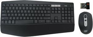 Keyboard and Mouse Combo Logitech MK825 Wireless QWERTY Bluetooth Keyboard & M585 Mouse & USB Receiver