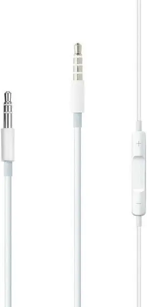 3.5mm 4-Positions to 3-Position Audio Aux Cable w/ Mic & Volume Control