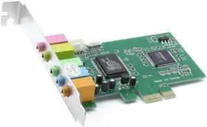 PCI Express PCI-E 5.1 Ch 6 Channel PCIE Audio Digital Sound Card Adapter New PCI Express PCI-E 5.1 Ch 6 Channel PCIE Audio Digital Sound Card Adapter New