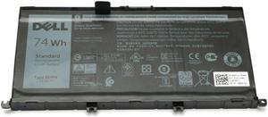 New Genuine OEM Dell Battery 74Wh 357F9 Inspiron 15 7000 7559 7557 7567 7566 7759 15 5576 5577 INS15PD Series 15-7559 0GFJ6 P57F 071JF4 0357F9 6 Cell 11.1V 11.4V 71JF4