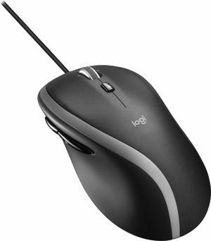 Logitech - M500s Advanced Wired Laser Mouse with Hyper-fast Scrolling - Black