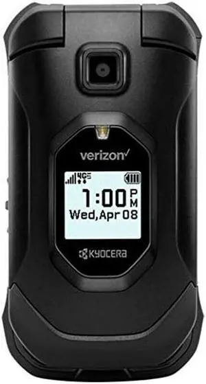 Kyocera DuraXV Extreme E4810 16GB Black Verizon Rugged 4G LTE Flip Phone