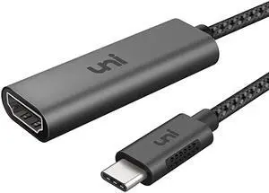 USB C to HDMI Adapter 4K60Hz  USB Type C to HDMI Adapter Thunderbolt 3 Compatible for MacBook Pro 201920182017 MacBook AiriPad Pro 20192018 Samsung S10 Surface Book 2 and More Gray