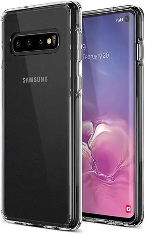 Clarium Case Designed for Galaxy S10 Case 2019 Clear TPU CushionHybrid Rigid Back PlateReinforced Corner Protection Cover for Samsung Galaxy S 10 Phone PowerShare Compatible