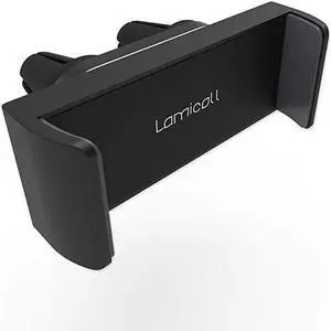 Car Cell Phone Mount  Air Vent Clip Holder Universal Stand Hands Free Cradle Compatible with Phone 12 Mini 11 Pro Xs Xs Max Xr X 8 7 6 6s Plus SE and Other 4765 Smartphones Black