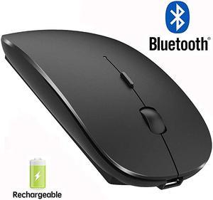 Mouse Rechargeable Wireless Mouse for NotebookWireless Mouse for Laptop Mouse for PC Black Black