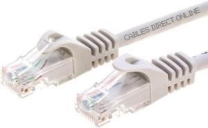 Snagless Cat6 Ethernet Network Patch Cable Gray 30 Feet