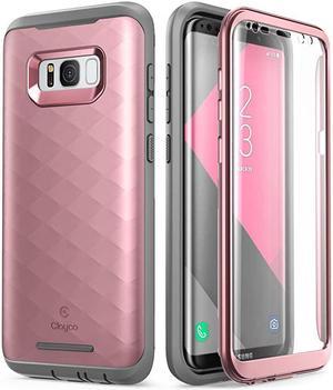 Samsung Galaxy S8 Plus Case,  [Hera Series] Full-Body Rugged Case with Built-in Screen Protector for Samsung Galaxy S8 Plus (2017 Release) (Rosegold)