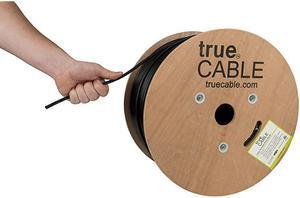 Cat5e Outdoor Shielded FTP 1000ft Waterproof Direct Burial Rated CMX 24AWG Solid Bare Copper 350MHz ETL Listed Bulk Ethernet Cable