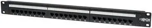 24Port 1U Rackmount Cat6 110 Patch Panel 568B RJ45 EthernetN252024