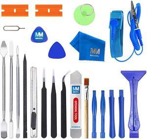 23 in 1 Professional Premium Repair Tool Kit Set incl. Anti Static Wrist Strap for Electronic Devices
