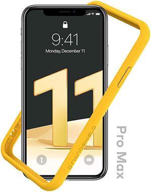 Bumper Case Compatible with [iPhone 11 Pro Max] | CrashGuard NX - Shock Absorbent Slim Design Protective Cover 3.5M / 11ft Drop Protection - Yellow