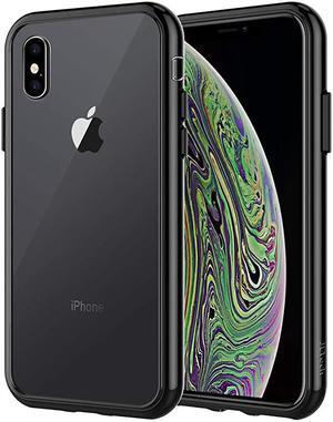 Case for iPhone Xs and iPhone X ShockAbsorption Bumper Cover Black