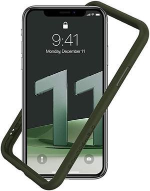 Bumper Case Compatible with iPhone 11 XR | CrashGuard NX Shock Absorbent Slim Design Protective Cover 35M 11ft Drop Protection Camo Green