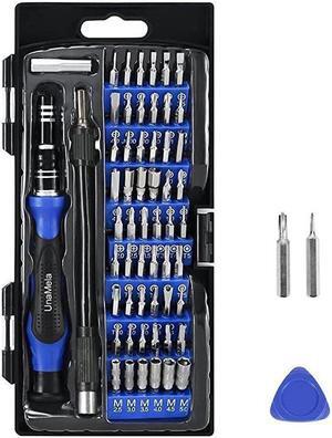 in 1 Professional Computer Repair Screwdriver Set Precision PC Laptop Repair Tool Kit with 56 Magnetic Bit and Flexible Shaft Suitable for Macbook Tablet PS4 Xbox Controller Repair