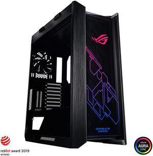ROG Strix Helios GX601 RGB MidTower Computer Case for up to EATX Motherboards with USB 31 Front Panel Smoked Tempered Glass Brushed Aluminum and Steel Construction and Four Case Fans
