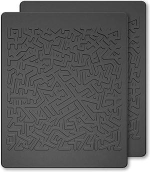 Anti Slip Pad Sticky Gripping Pad Sticky Gel Pad Multifunctional Fixate Gel Pads Non-Slip Mounting Pad Cell Pad, 6.3 x 5.1 inch (2 Pack)
