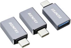USB C to USB 30 Adapter  3 Pack USB C to A Male to Female Adapter Compatible with MacBook 2018 2017 2016 Samsung Galaxy Note 8 Galaxy S8 S8+ S9 Google Pixel Nexus and More