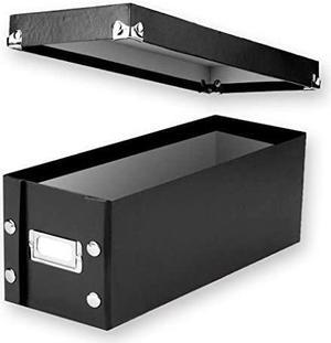 CD Storage Box 1325 x 5125 x 5125 Inches Black SNS01521AMZ
