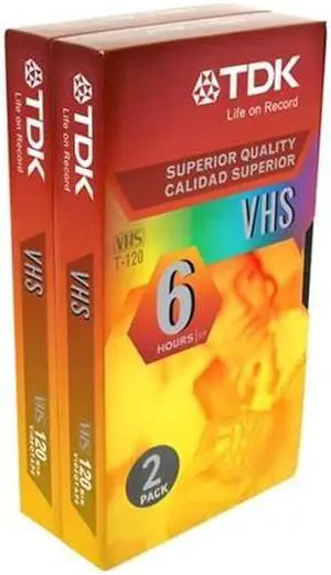 2Pack VHS Tapes ST120XPS2