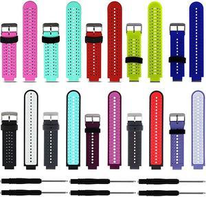 Soft Silicone Replacement Watch Band for Garmin Forerunner 230235 220620 630735 Smart Watch