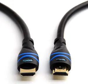 4K HDMI Cable 35 Feet Black4K 30Hz High Speed inWall CL3 Rated