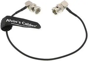 Blackmagic RG179 Coax BNC Right Angle Male to Male Flexible HD SDI Cable for BMCC Video Camera