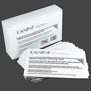 Panini Check Scanner Cleaning Cards featuring  15 cards