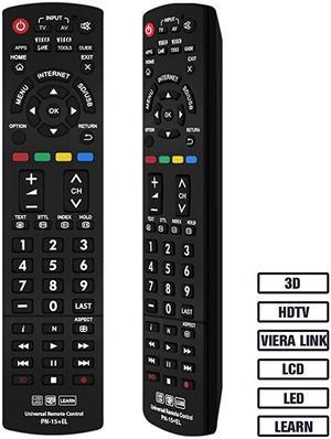 Universal Remote Control Compatible Replacement for Panasonic TV VIERA Link HDTV 3D LCD LED N2QAYB000485 N2QAYB000100 N2QAYB000221 N2QAYB00048