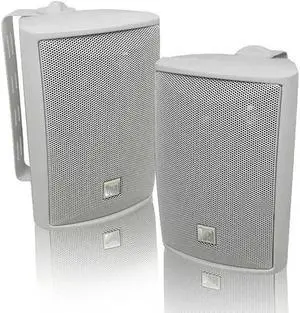 LU43PW 3Way High Performance Outdoor Indoor Speakers with Powerful Bass | Effortless Mounting Swivel Brackets | All Weather Resistance | Expansive Stereo Sound Coverage | Sold in Pairs